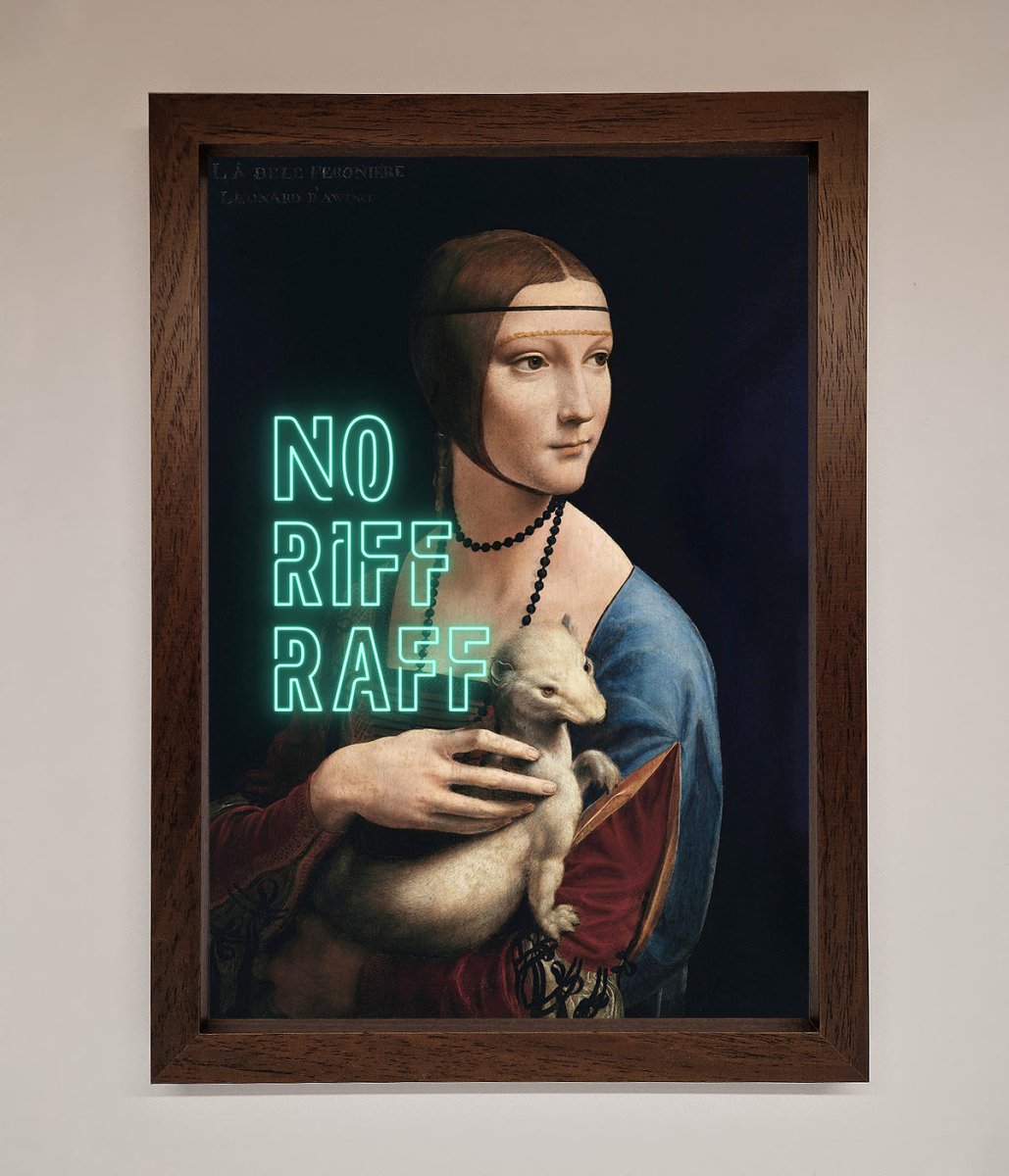 No Riff Raff Framed Print