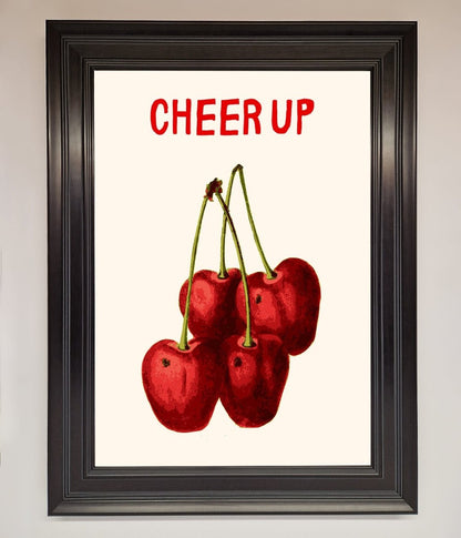 Cheer Up Cherries Framed Wall Art