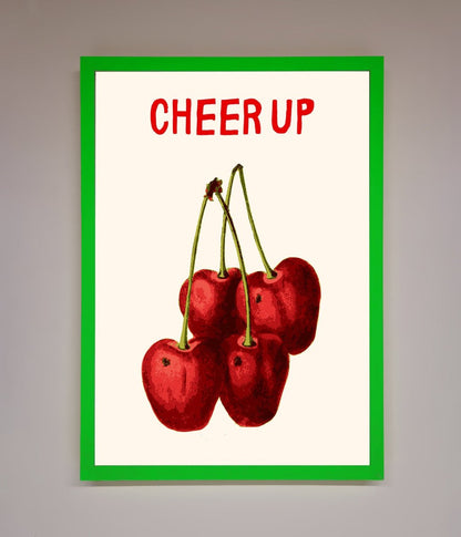 Cheer Up Cherries Framed Wall Art