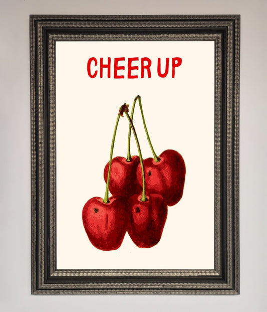 Cheer Up Cherries Framed Wall Art