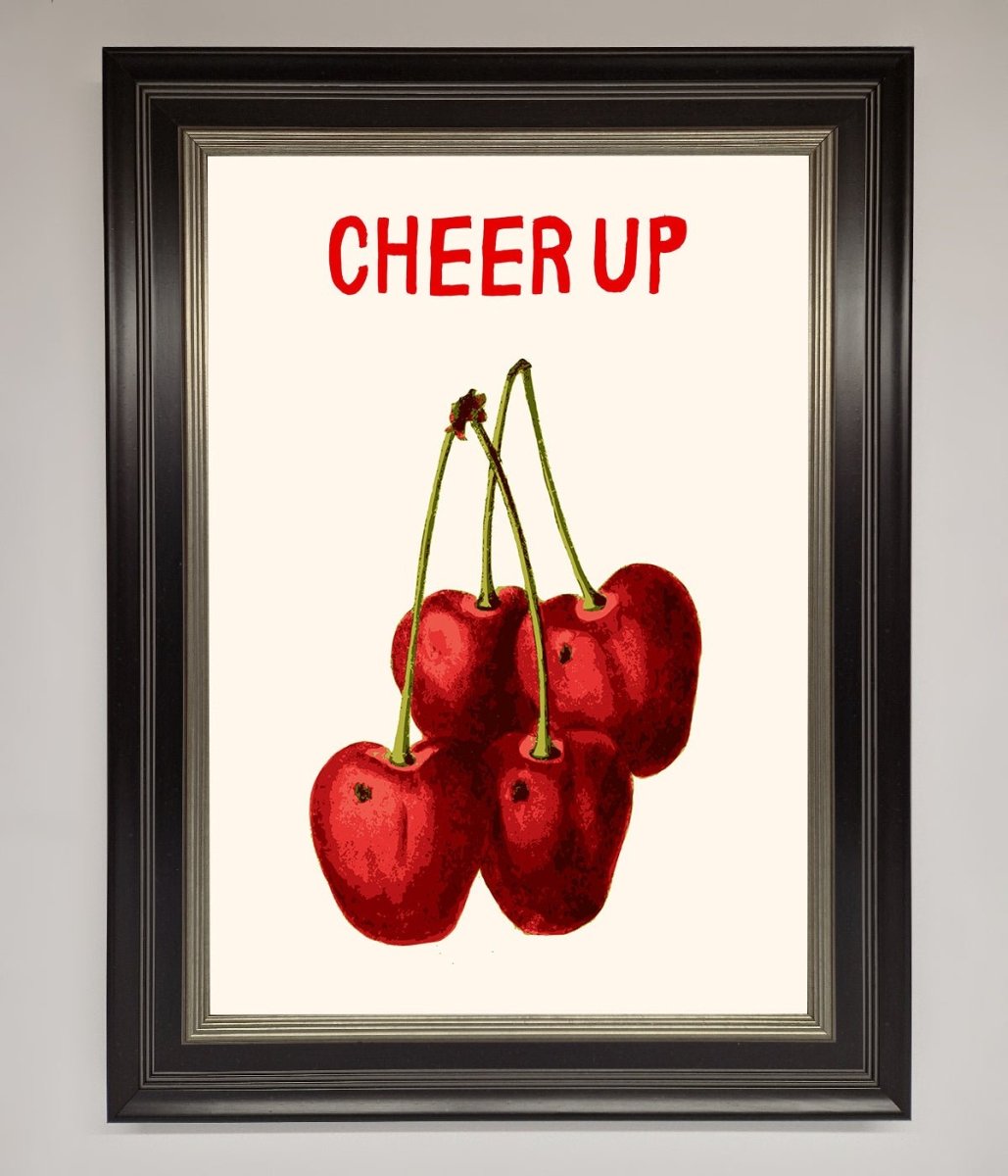 Cheer Up Cherries Framed Wall Art