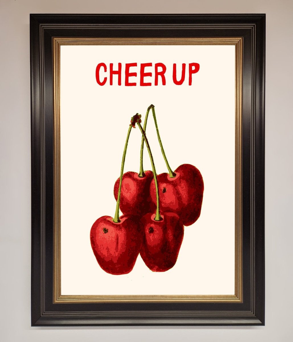 Cheer Up Cherries Framed Wall Art