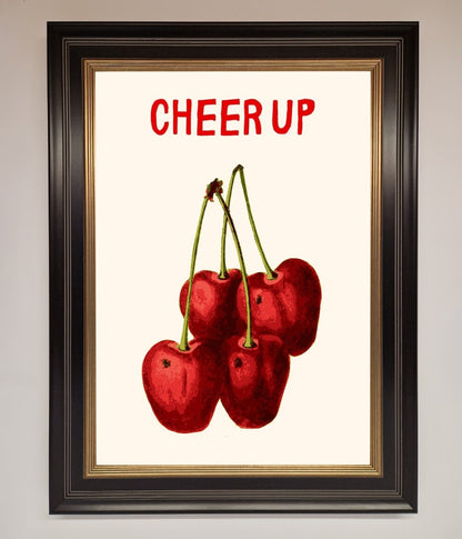 Cheer Up Cherries Framed Wall Art