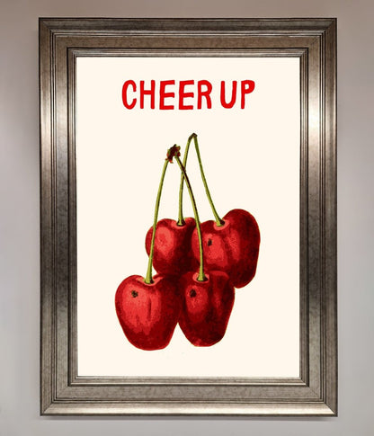 Cheer Up Cherries Framed Wall Art