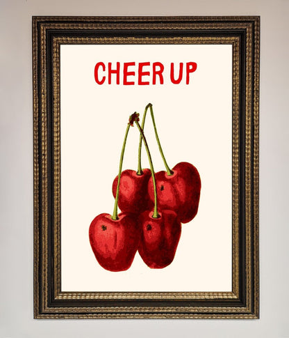Cheer Up Cherries Framed Wall Art