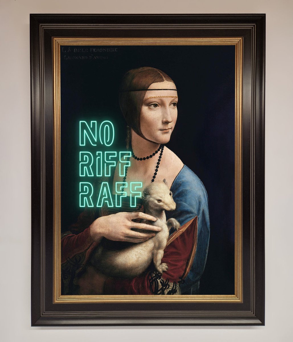 No Riff Raff Framed Print