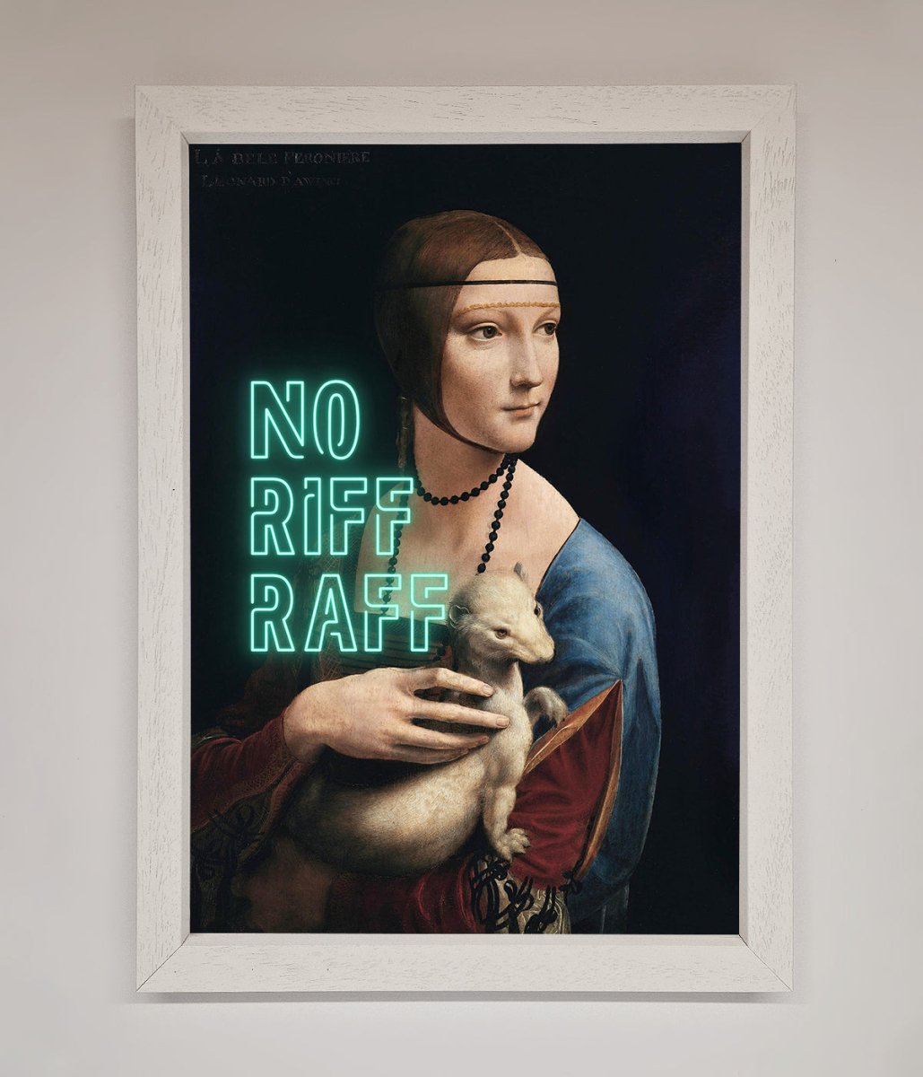 No Riff Raff Framed Print