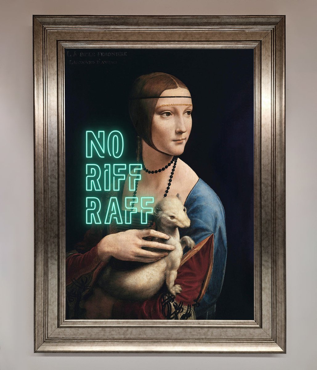 No Riff Raff Framed Print