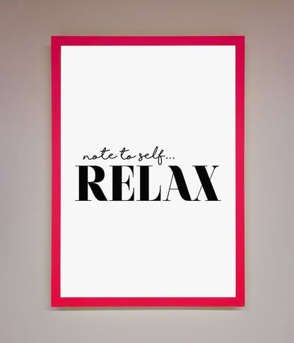 Not to Self Motivational quote Framed Wall Art