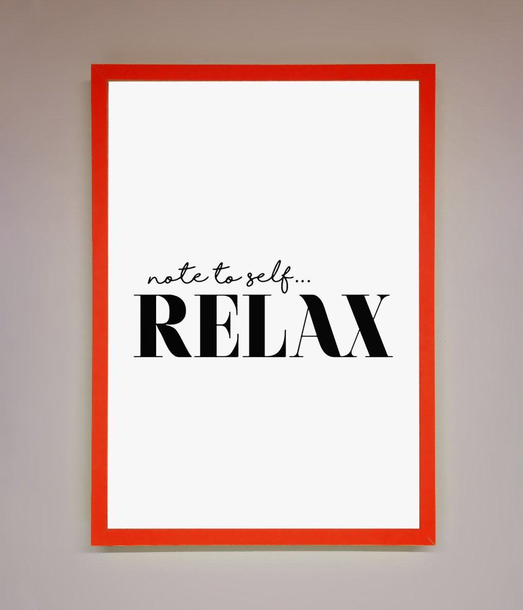 Not to Self Motivational quote Framed Wall Art