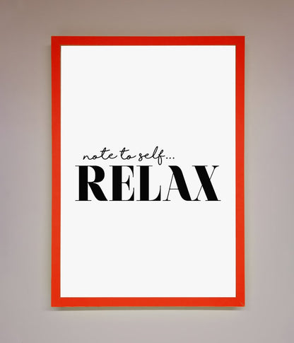 Not to Self Motivational quote Framed Wall Art