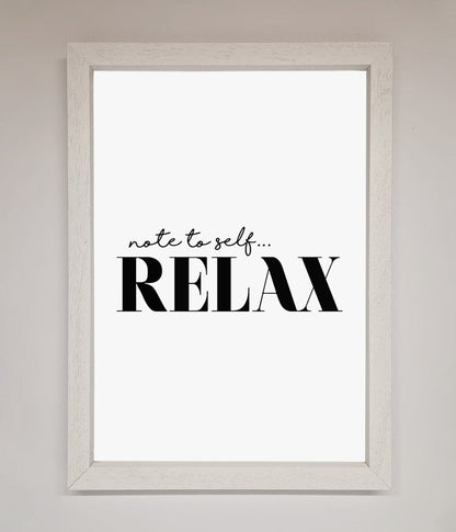 Not to Self Motivational quote Framed Wall Art