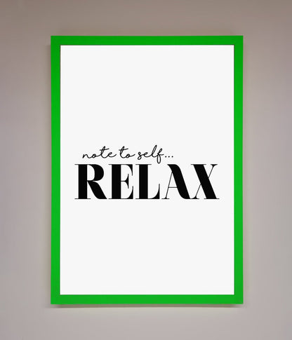 Not to Self Motivational quote Framed Wall Art