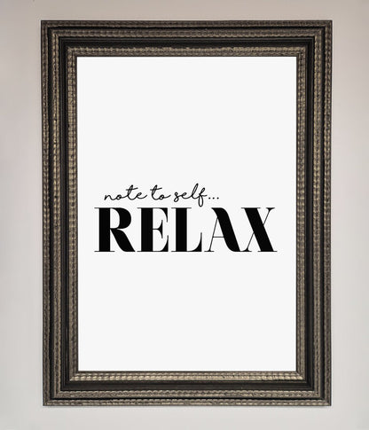 Not to Self Motivational quote Framed Wall Art