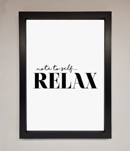 Not to Self Motivational quote Framed Wall Art