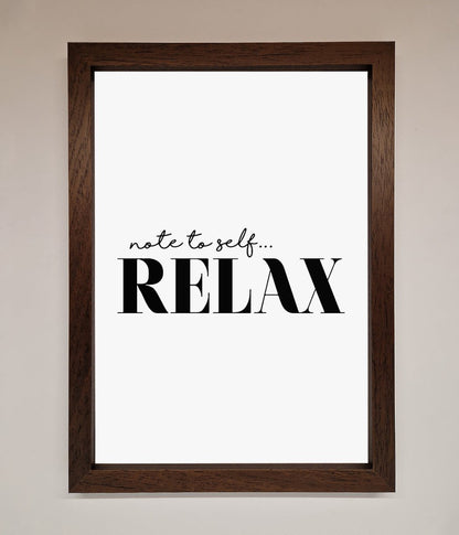 Not to Self Motivational quote Framed Wall Art