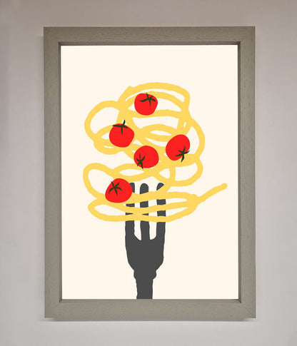 Spaghetti Folk Framed Print
