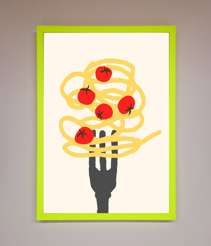 Spaghetti Folk Framed Print