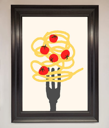 Spaghetti Folk Framed Print