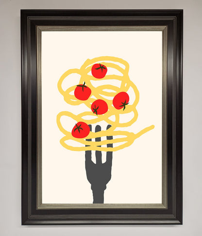 Spaghetti Folk Framed Print