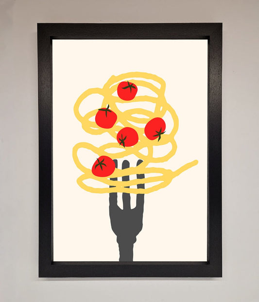 Spaghetti Folk Framed Print